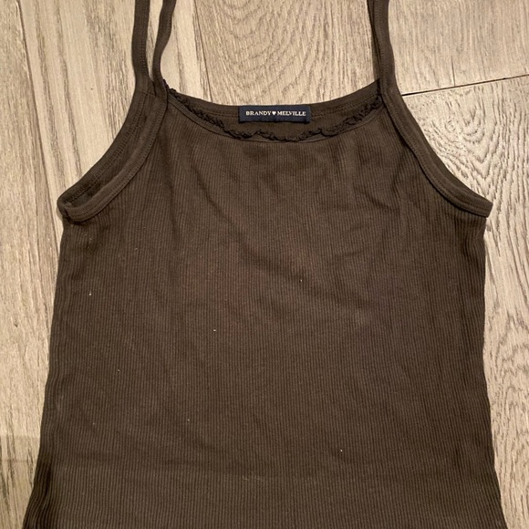 Brandy Melville Chocolate Brown Top - Picture 2 of 5